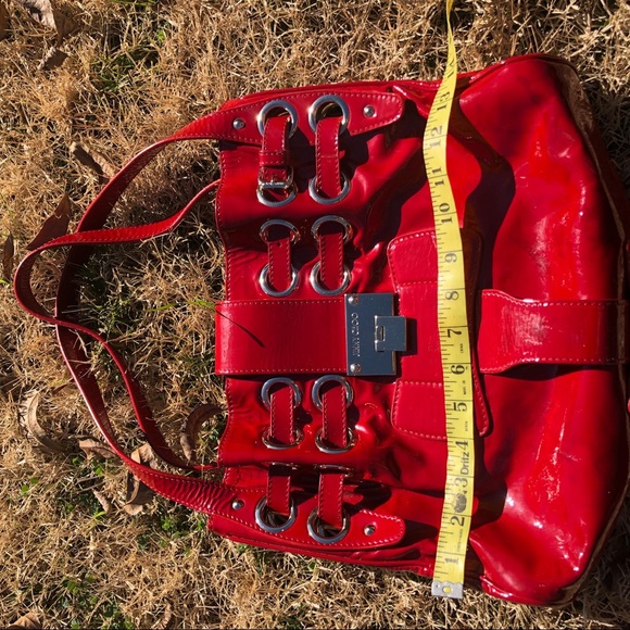 Jimmy Choo Riki Bag Red Leather - Picture 3 of 8